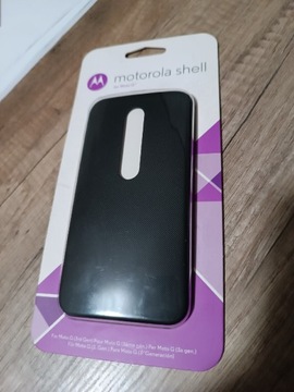 Obudowa Motorola Shell Moto G3 plecki plecy czarna