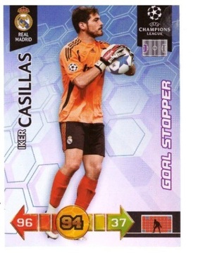 PANINI CHAMPIONS LEAGUE 10/11 CASILLAS REAL 