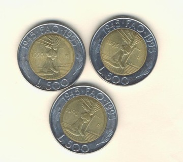 500 Lirów 1995 r