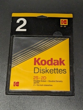 Nowe dyskietki blister 5,25" KODAK 2S 2D Commodore