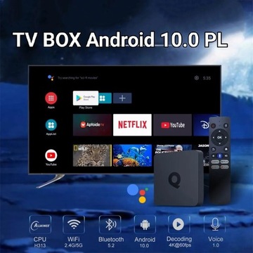 Smar TV BOX 4k Android10 2GB /16GB YouTube Netflix