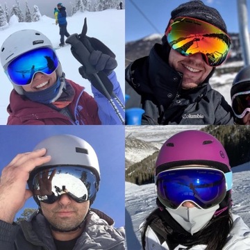 Gogle narciarskie, sporty zimowe