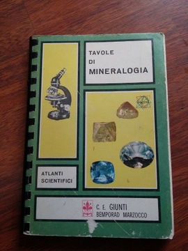 Tavole di Mineralogia Atlanti scientifici Giunti