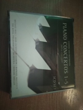 Ludwig Van Beethoven Piano concertos 1-5 3 cd