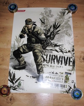 Plakat Metal Gear Solid 3 Snake Eater 84x60cm