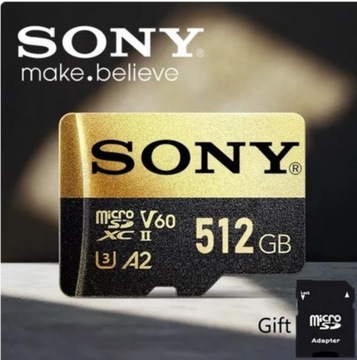Karta pamięci  512GB SONY Micro TF/SD+Adapter 
