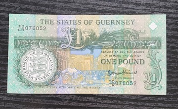 Banknot Guernsey 1 Pound 1991 UNC