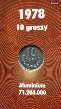 PRL  10 groszy 1978