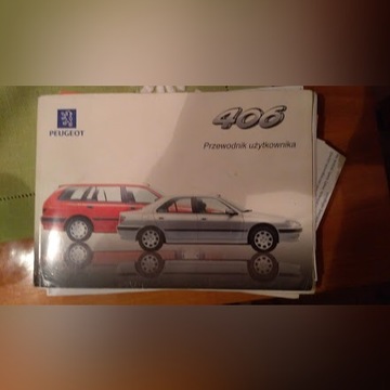 Przewodnik+instr Peugeot 406 , etui org.