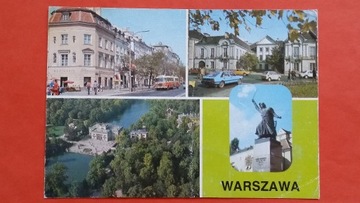 WARSZAWA   - Pocztowka  / IV  z 1986 r.