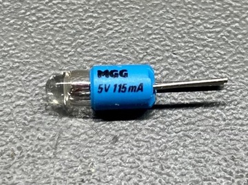 Żarówka miniaturowa 5V. T1 MGG 1150-18. 10 szt.