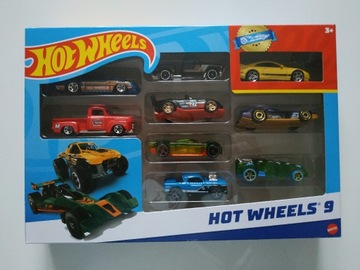 hot wheels 9-pak samochodziki