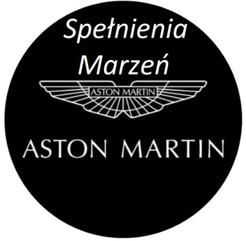 OPŁATEK NA TORT ASTON MARTIN LOGO ZNAK AUTO TEKST