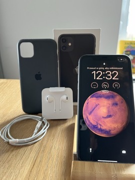 Apple iPhone 11 64 GB Czarny Stan Wzorowy 