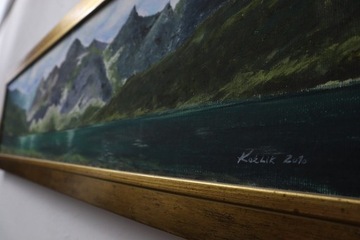 "Morskie Oko" obraz olejny M.J.Koźlik