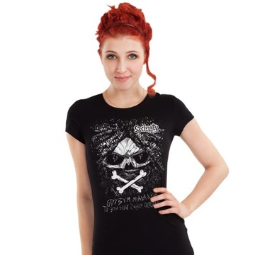 Szkielety koszulka t-shirt damska XL
