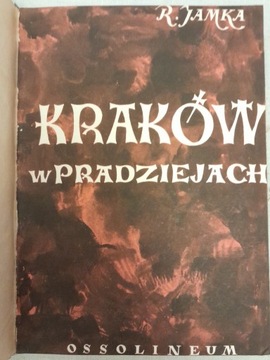 Kraków w pradziejach, t. I