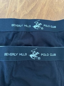 Męskie majtki Baverly Hills Polo Club Briefs czarne XL