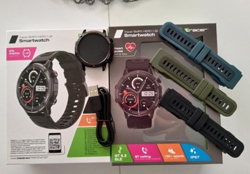 TRACER Smartwatch SMR11 Hero 1.39 Jak Nowy!!!