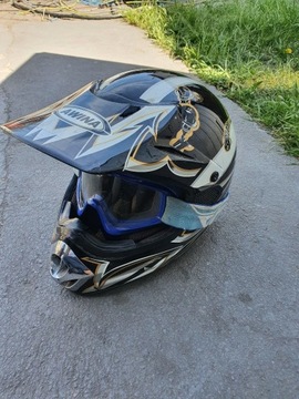 Kask awina + gogle fly 150 zł