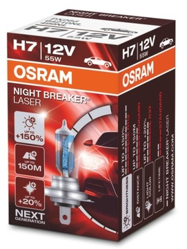 OSRAM H7 Night Breaker Laser +150% najtaniej !