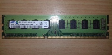 Pamięć RAM Samsung DDR3 1333MHz PC3-10600U 4GB