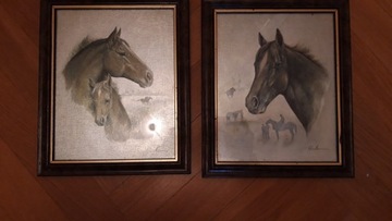 Obrazki konie metalizowane 