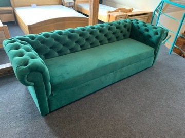  Chesterfield Sofa z funkcją spania na wymiar