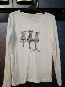 Bluzka kremowa 3 koty In Extenso r.12 143-155cm