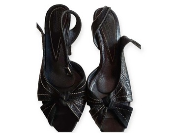 Eleganckie skórzane sandały damskie Baldaccini 39