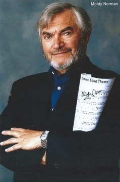 Monty NORMAN oryginalny autograf JAMES BOND theme