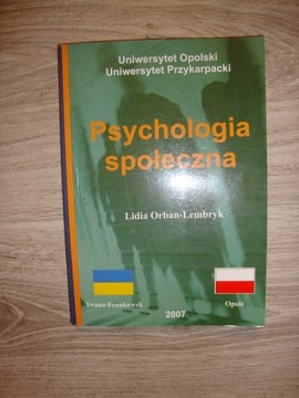 Psychologia społeczna L Orban Lembryk