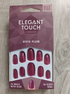 Tipsy do paznokci Elegant Touch Vivid Plum