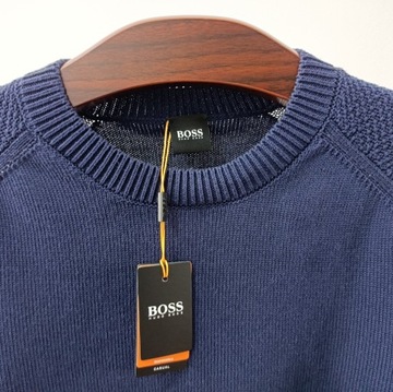 Sweter Hugo Boss granatowy rozm.L nowy org.