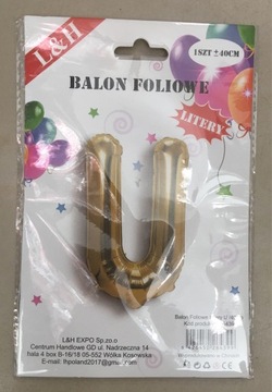 Balony litery na Hel 