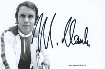 Mieczysław NOWICKI oryginalny autograf IO 1976 