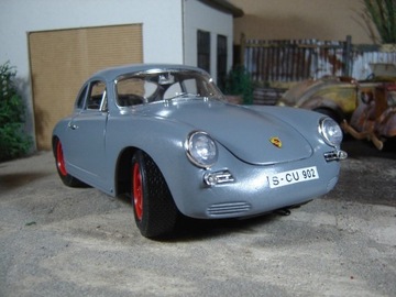 Porsche 356 sport 1:18 bez pudła Bburago