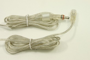 Kabel Przezroczysty, KPLET 5m, DC 2,1/5,5mm IP65