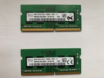 Pamięć RAM 2x4GB 2666MHz PC4-2666V-SC0-11