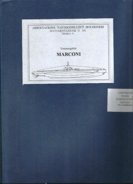 Plany włoskiego okrętu podwodnego MARCONI