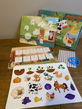 Montessori cicha książeczka sensoryczna busy book