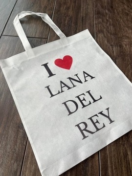 Torba Lana Del Rey heart i love serce tote ba