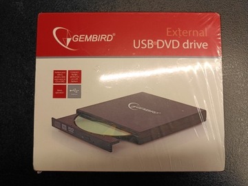 Nagrywarka DVD zewnętrzna Gembird DVD-USB-02