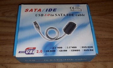 Adapter USB na SATA i ATA z zasilaczem