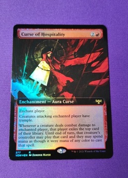 Karta MTG: Curse of Hospitality Folia Extended