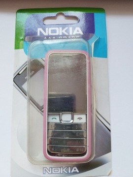 Obudowa kompletna Nokia 7310 różowy + klawiatura