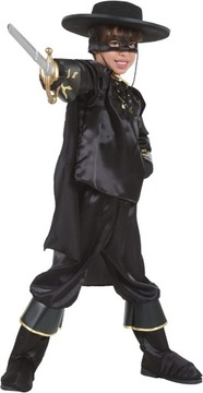 Kostium czarny Phantom Zorro marki Cesar 128 cm