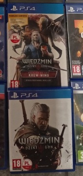 Gra ps 4/5 wiedźmin dziki gon 3 i krew i wino