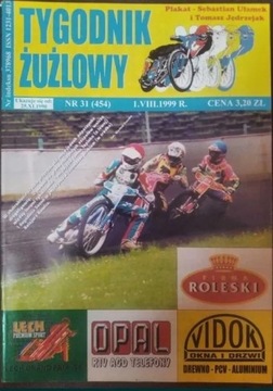 Żużel Speedway Tygodnik Żużlowy numer 31/1999rok