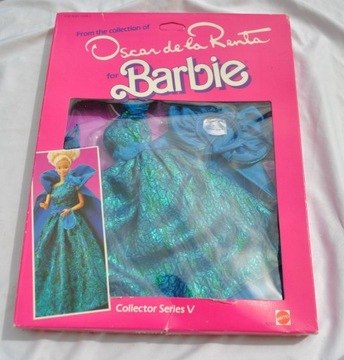 ubranko lalka barbie Oscar de la Renta mattel 1984